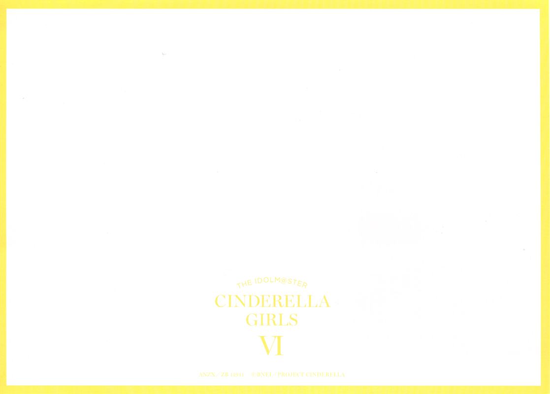 Extras for TV Anime The iDOLM@STER: Cinderella Girls - G4U! Pack: Vol.6 (PlayStation 3) (First Print release): Photo 9 - Back