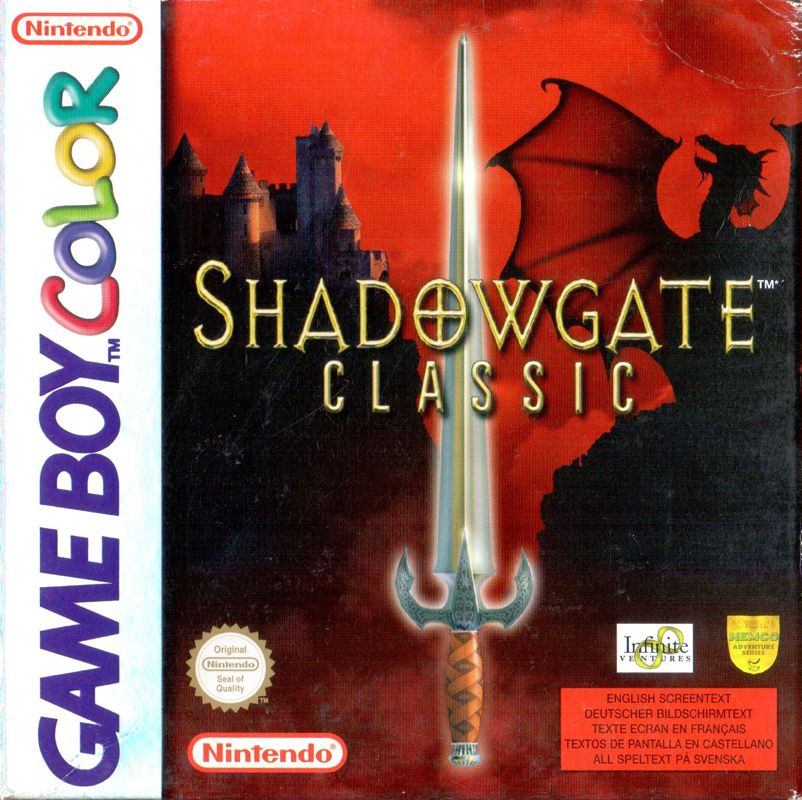 Front Cover for Shadowgate Classic (Game Boy Color)