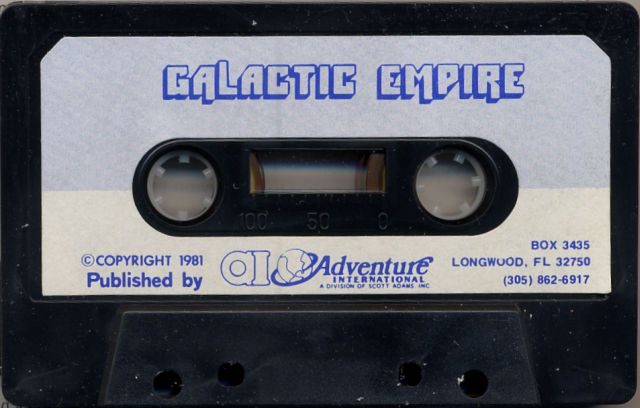 Media for Galactic Empire (TRS-80)