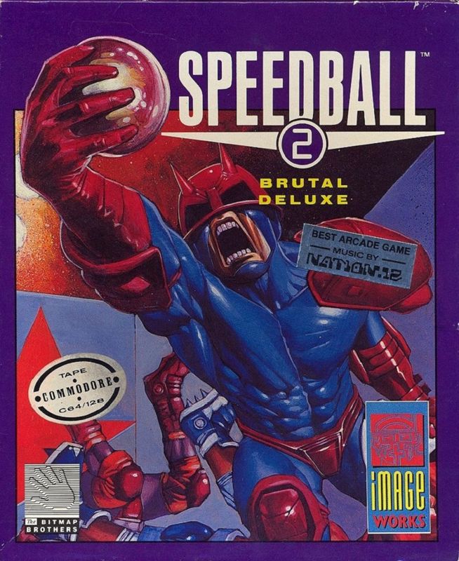 Front Cover for Speedball 2: Brutal Deluxe (Commodore 64)