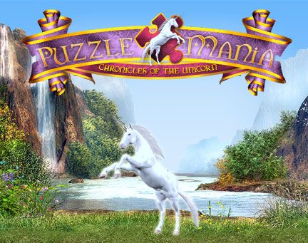 Front Cover for Puzzle Mania: Chronicles of the Unicorn (Windows) (EleFun release)