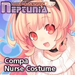 Front Cover for Hyperdimension Neptunia: Compa Nurse Costume (PlayStation 3) (download release)