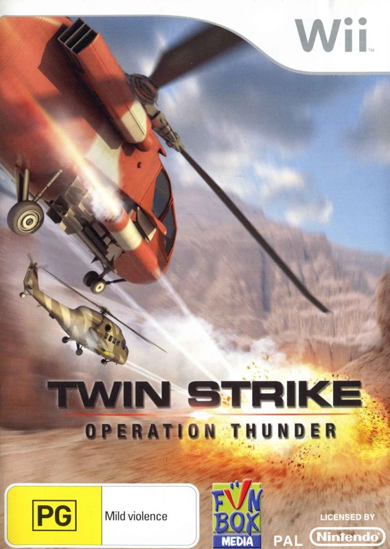 Front Cover for Twin Strike: Operation Thunder (Wii)