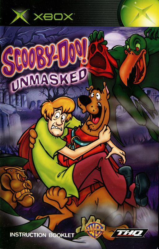 Manual for Scooby-Doo!: Unmasked (Xbox): Front