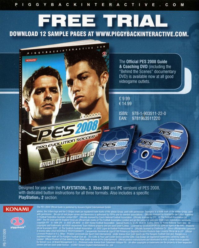 PES 2012: Pro Evolution Soccer cover or packaging material - MobyGames