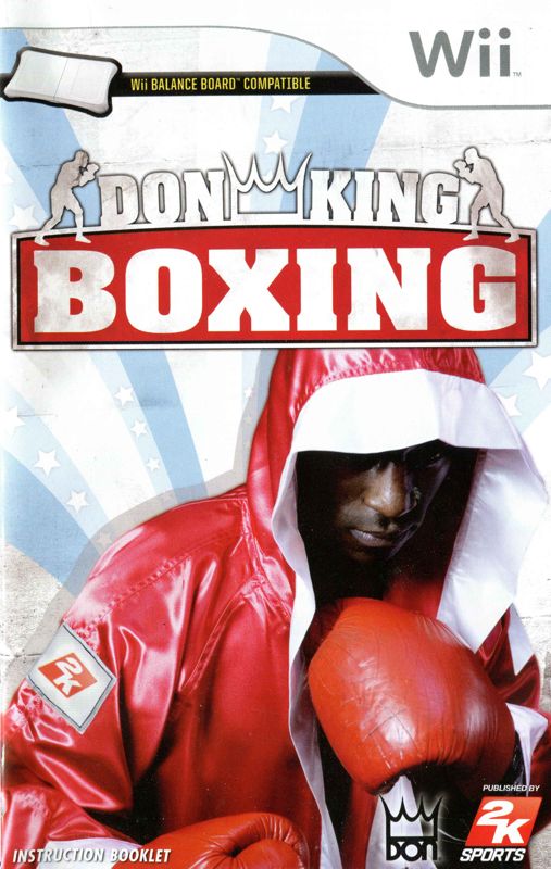 Manual for Don King Boxing (Wii): Front