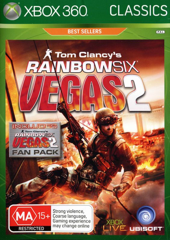 Tom Clancy's Rainbow Six: Vegas 2 cover or packaging material - MobyGames