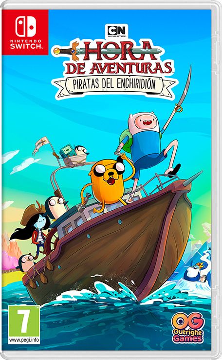 Front Cover for Adventure Time: Pirates of the Enchiridion (Nintendo Switch) (download release)
