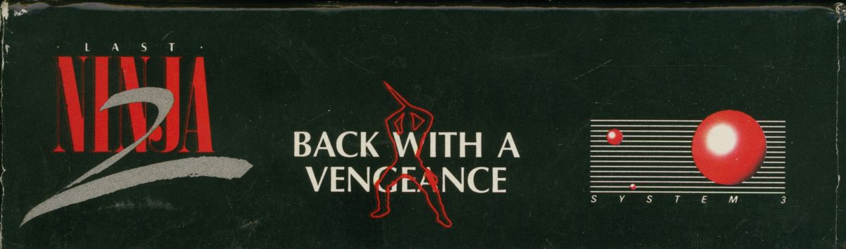 Spine/Sides for Last Ninja 2: Back with a Vengeance (Commodore 64) (Limited Edition): Outer box