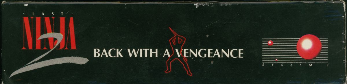 Spine/Sides for Last Ninja 2: Back with a Vengeance (Commodore 64) (Limited Edition): Outer box