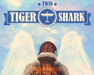 Front Cover for Twin Tiger Shark (Macintosh and Windows) (itch.io release)