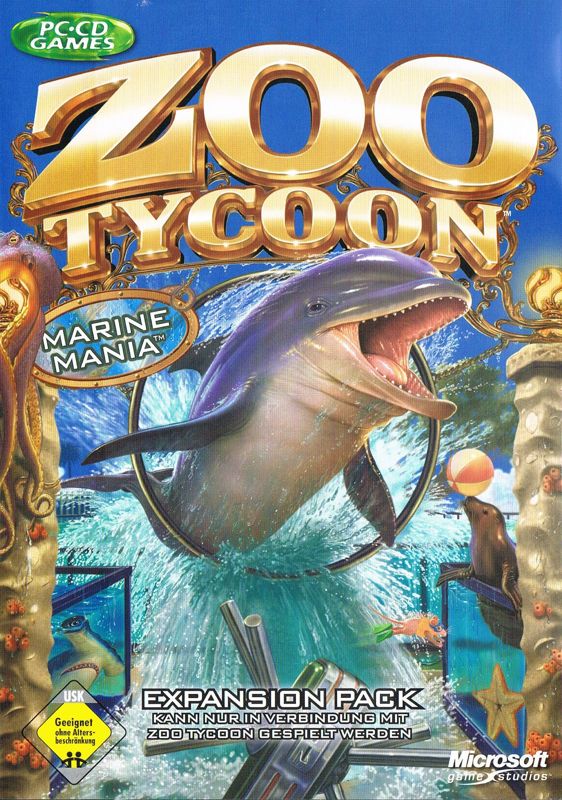 Front Cover for Zoo Tycoon: Marine Mania (Windows)
