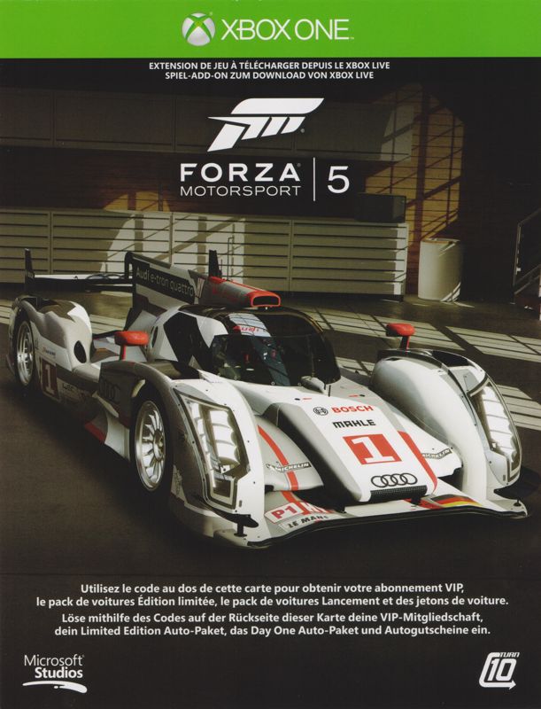 Other for Forza Motorsport 5 (Limited Edition) (Xbox One): Limited Edition DLC - Front