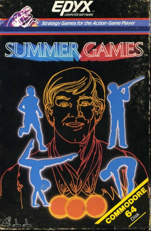 Front Cover for Summer Games (Commodore 64)