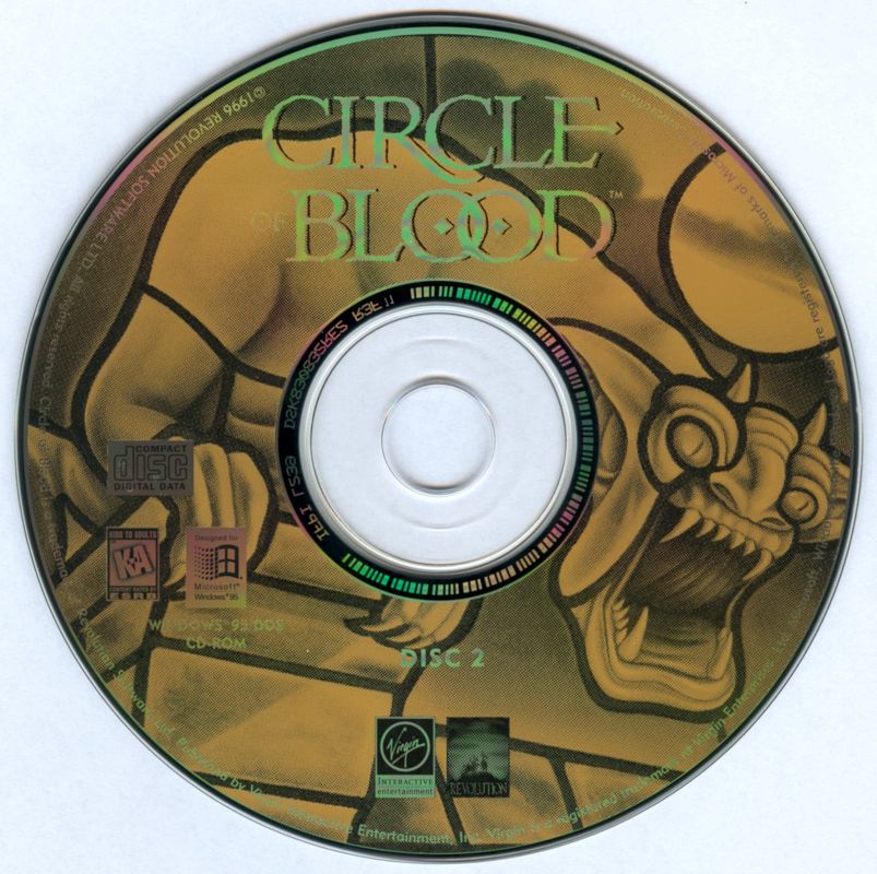 Media for Circle of Blood (DOS and Windows): Disc 2