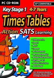 Front Cover for Action SATS Learning: Key Stage 1 4-7 Years: Times Tables (Windows) (From archived Idigicon web pages)