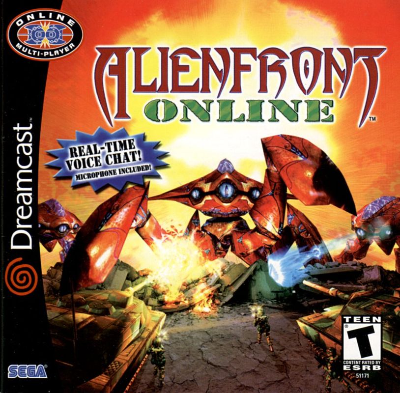 Front Cover for Alien Front Online (Dreamcast)
