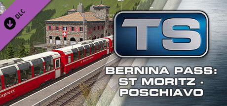 Front Cover for Train Simulator: Bernina Pass: St Moritz – Poschiavo (Windows) (Steam release)