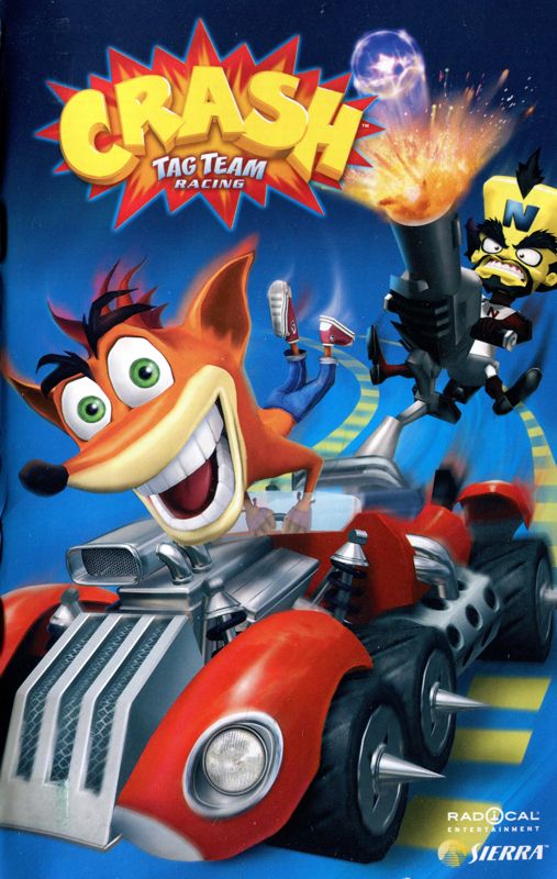 Crash Tag Team Racing cover or packaging material MobyGames