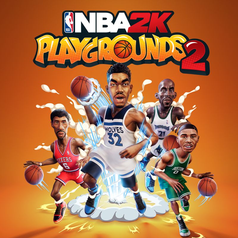 Front Cover for NBA 2K Playgrounds 2 (Nintendo Switch) (download release): 1st version