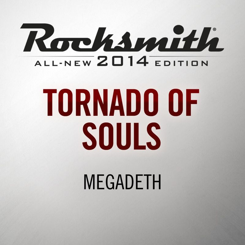 Front Cover for Rocksmith: All-new 2014 Edition - Megadeth: Tornado of Souls (PlayStation 3 and PlayStation 4) (download release)