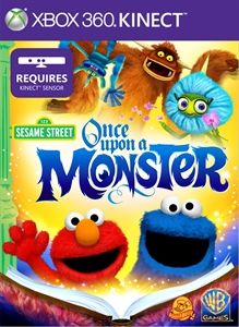 Front Cover for Sesame Street: Once Upon a Monster (Xbox 360) (Games on Demand release)