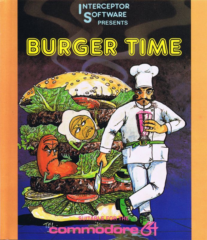 Front Cover for BurgerTime (Commodore 64)