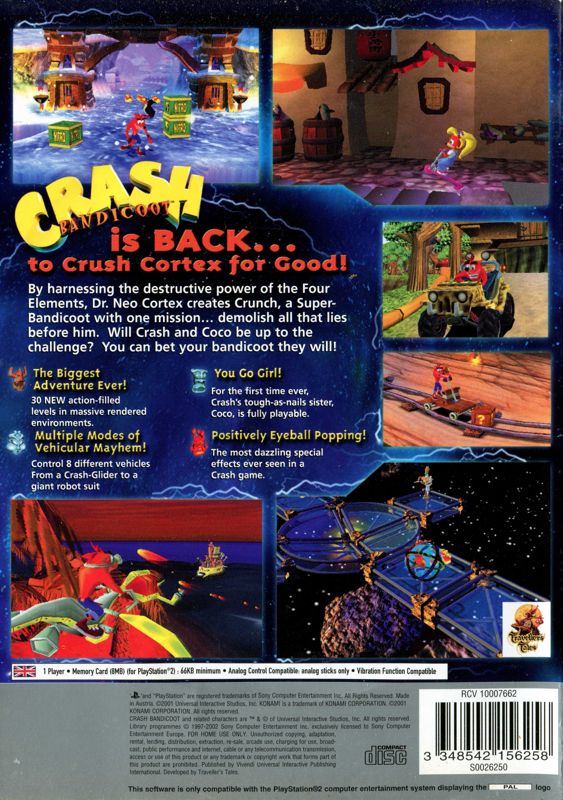 Crash Bandicoot: The Wrath of Cortex - PlayStation 2, PlayStation 2