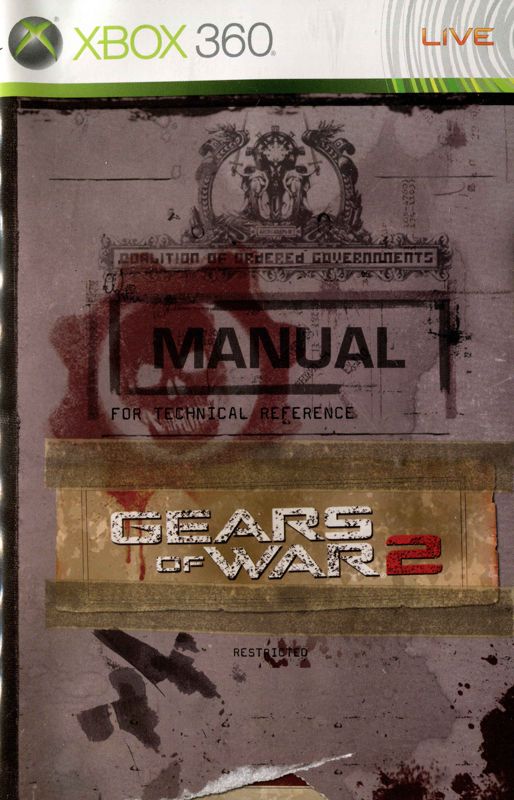 Manual for Gears of War 2: Game of the Year Edition (Xbox 360): Front