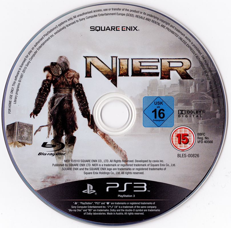 Media for NieR (PlayStation 3)