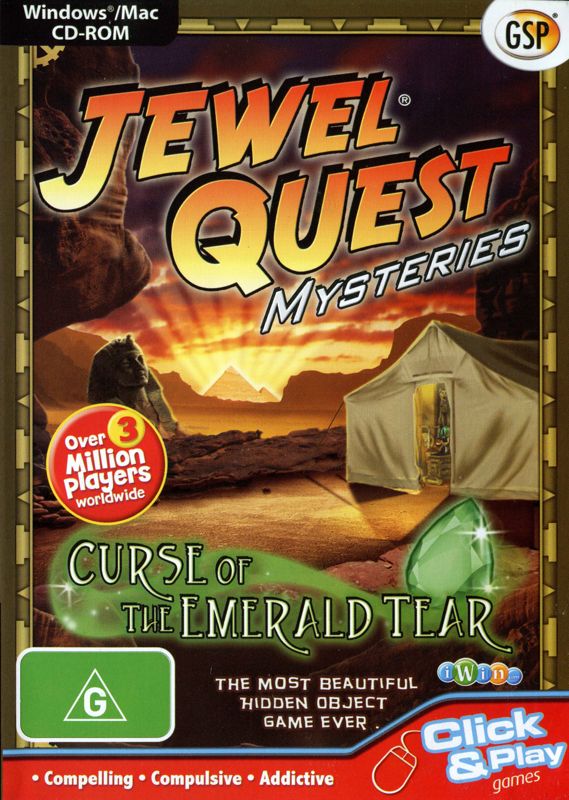 Front Cover for Jewel Quest Mysteries: Curse of the Emerald Tear (Windows)