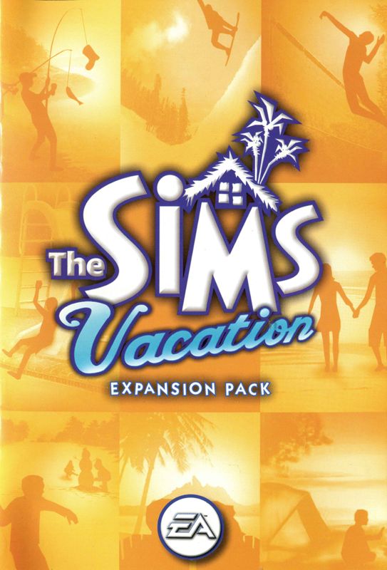 Manual for The Sims: Vacation (Windows) (Re-release): Front
