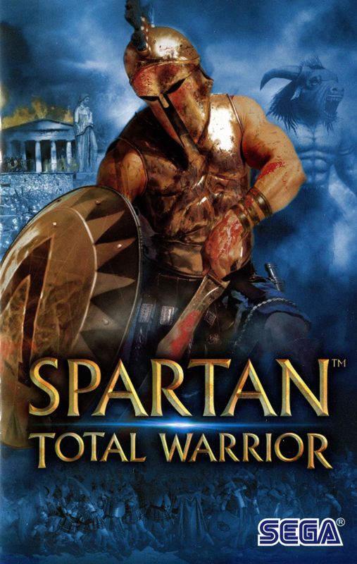 Manual for Spartan: Total Warrior (PlayStation 2): Front