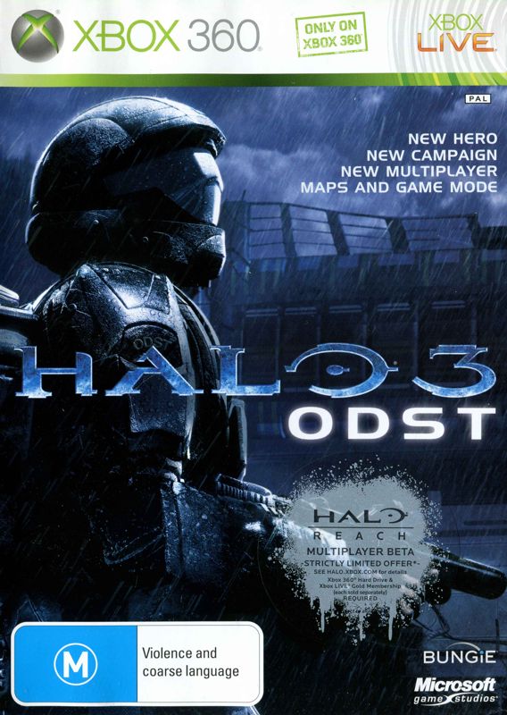 Front Cover for Halo 3: ODST (Xbox 360)