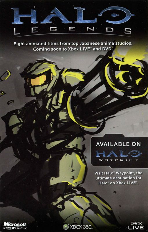Advertisement for Halo 3: ODST (Xbox 360): Front