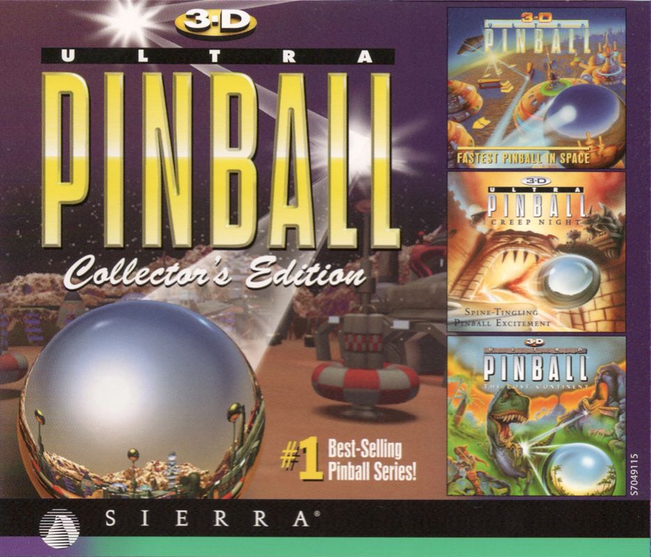 Front Cover for 3-D Ultra Pinball (Collector's Edition) (Macintosh and Windows and Windows 3.x)