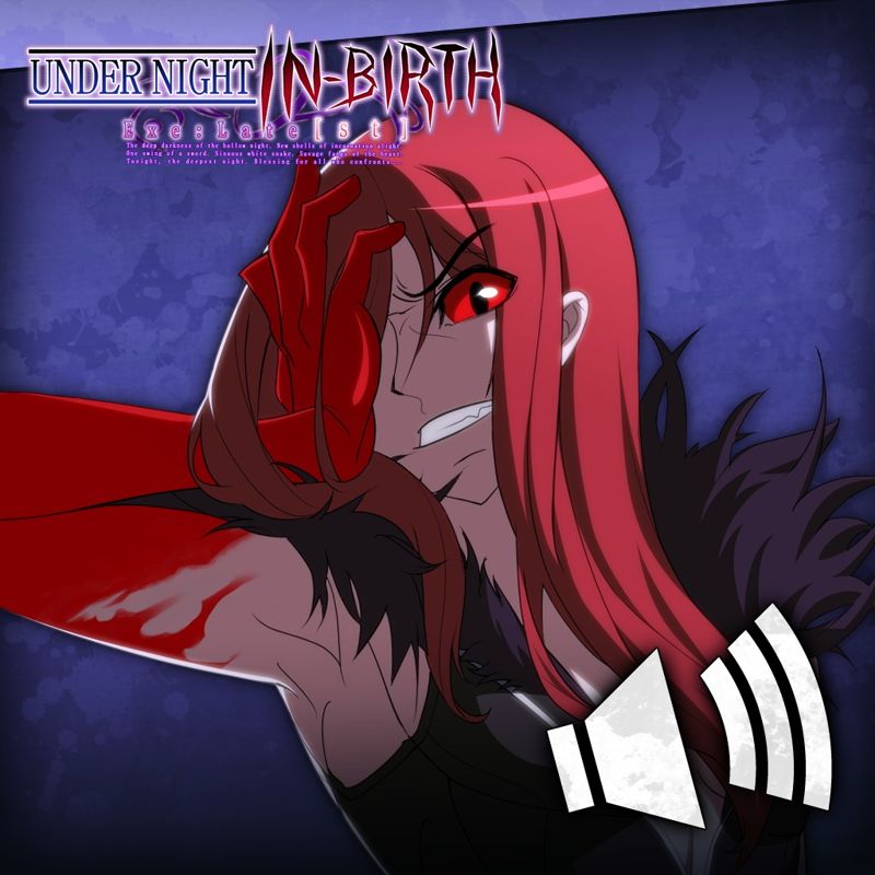 Front Cover for Under Night: In-Birth - Exe:Late[st]: Round Call Voice Carmine (PS Vita and PlayStation 3 and PlayStation 4) (download release)