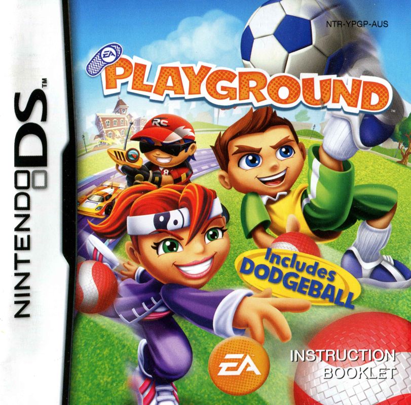 Manual for EA Playground (Nintendo DS): Front