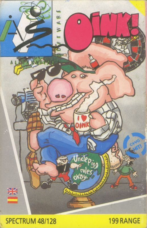 Front Cover for Oink! (ZX Spectrum)