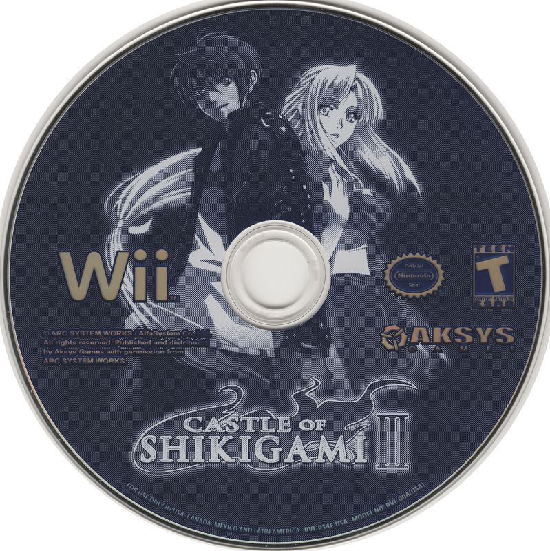 Media for Castle of Shikigami III (Wii)