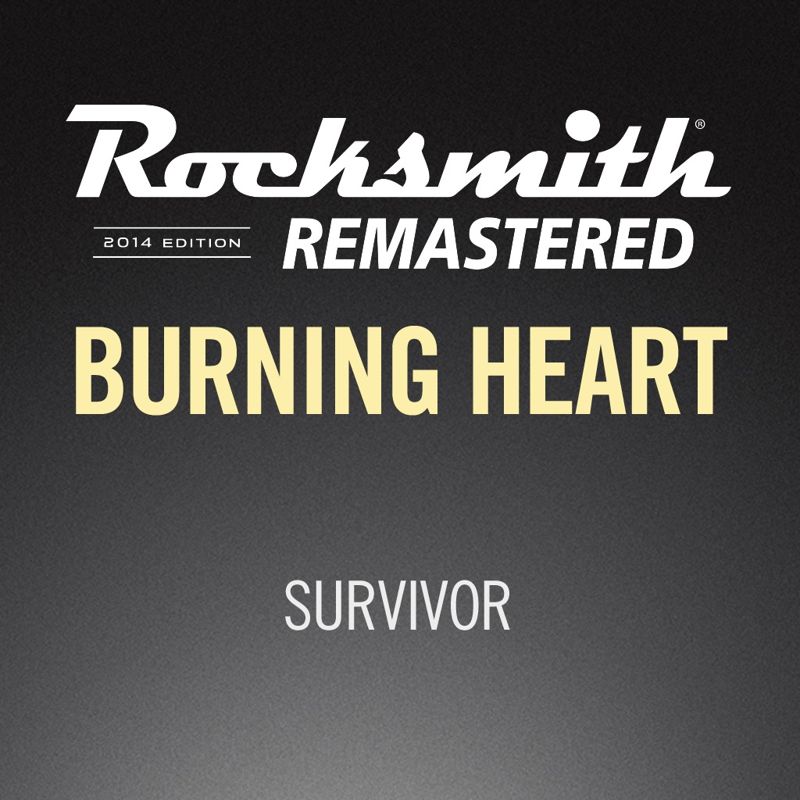 Front Cover for Rocksmith: All-new 2014 Edition - Survivor: Burning Heart (PlayStation 3 and PlayStation 4) (download release)