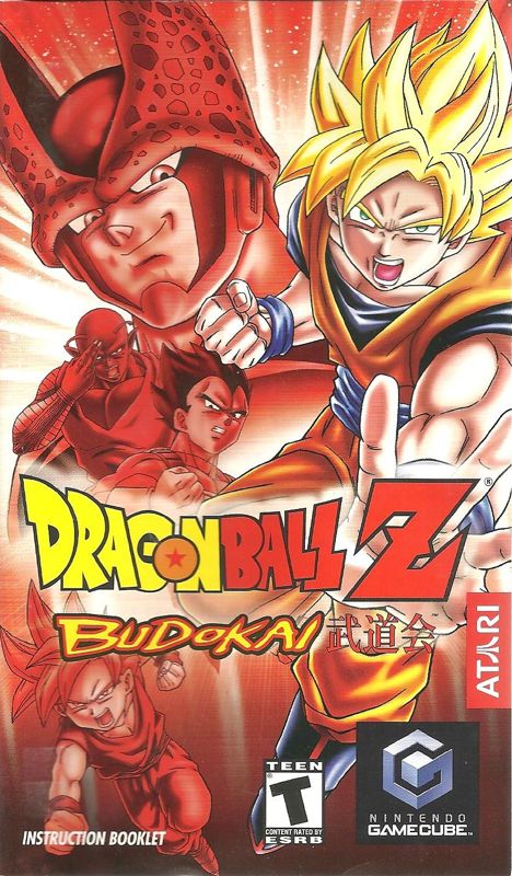 Manual for Dragon Ball Z: Budokai (GameCube): front