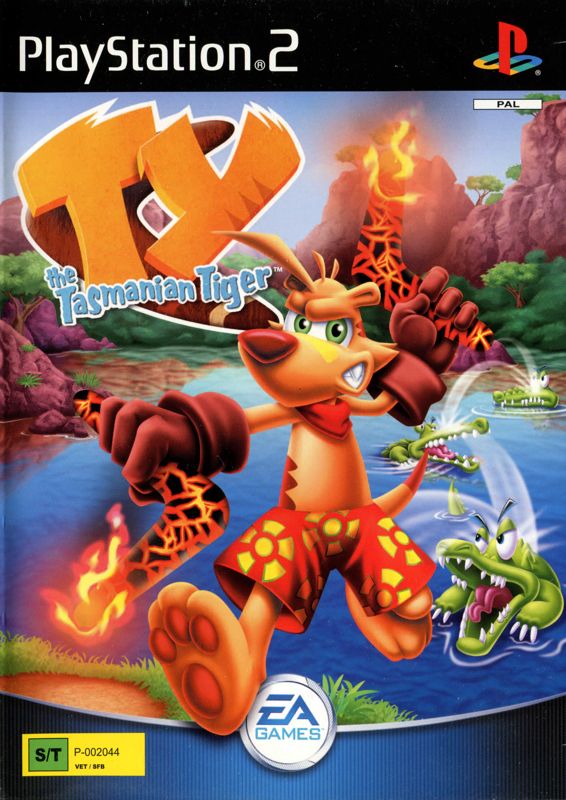 Front Cover for Ty the Tasmanian Tiger (PlayStation 2) (Scandinavian release)