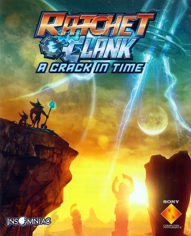 Manual for Ratchet & Clank Future: A Crack in Time (PlayStation 3): Front