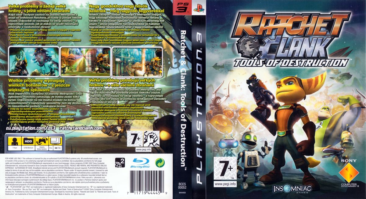 Ratchet & Clank Future: A Crack in Time cover or packaging material -  MobyGames