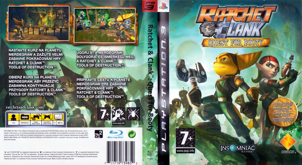 Full Cover for Ratchet & Clank Future: Quest for Booty (PlayStation 3)