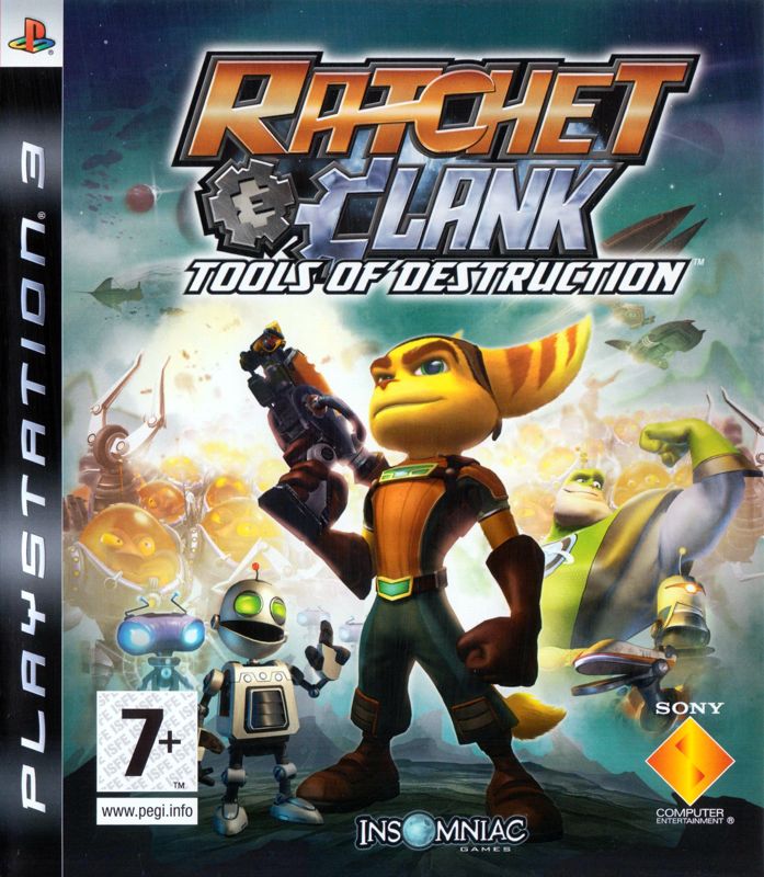 Ratchet & Clank Future: Tools of Destruction cover or packaging material -  MobyGames