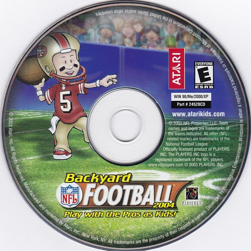 Media for Backyard Football 2004 (Windows)