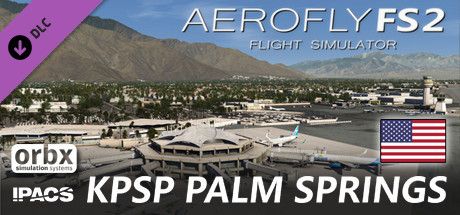 Front Cover for Aerofly FS 2 Flight Simulator: KPSP Palm Springs (Windows) (Steam release)