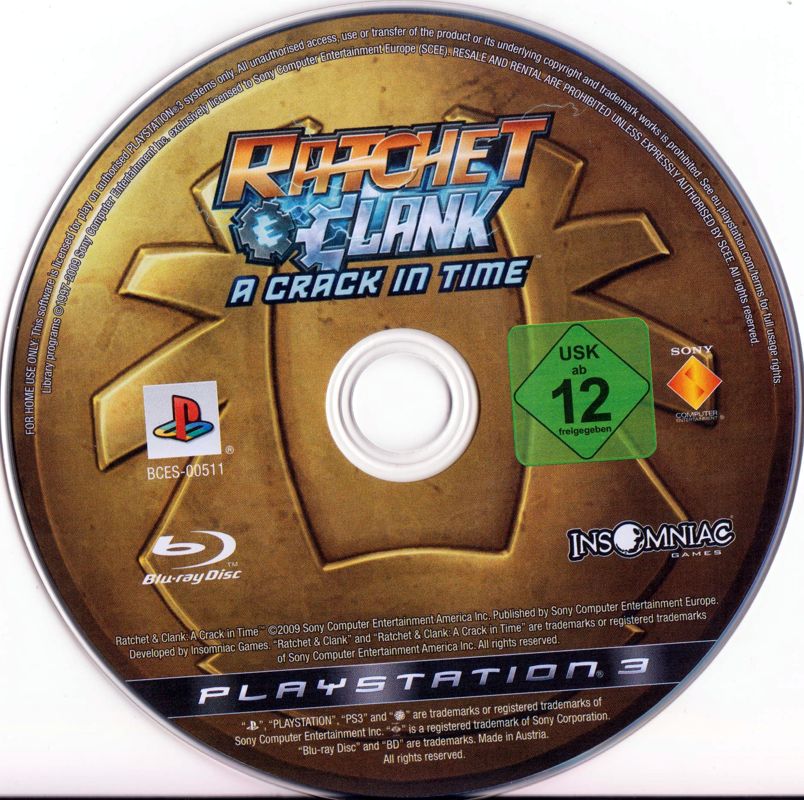 Media for Ratchet & Clank Future: A Crack in Time (PlayStation 3)